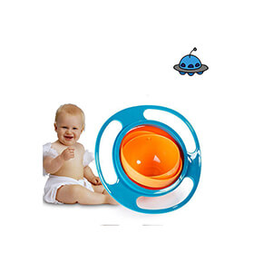 360 Rotate Spill-Proof Dishes Gyro Bowl Dishes